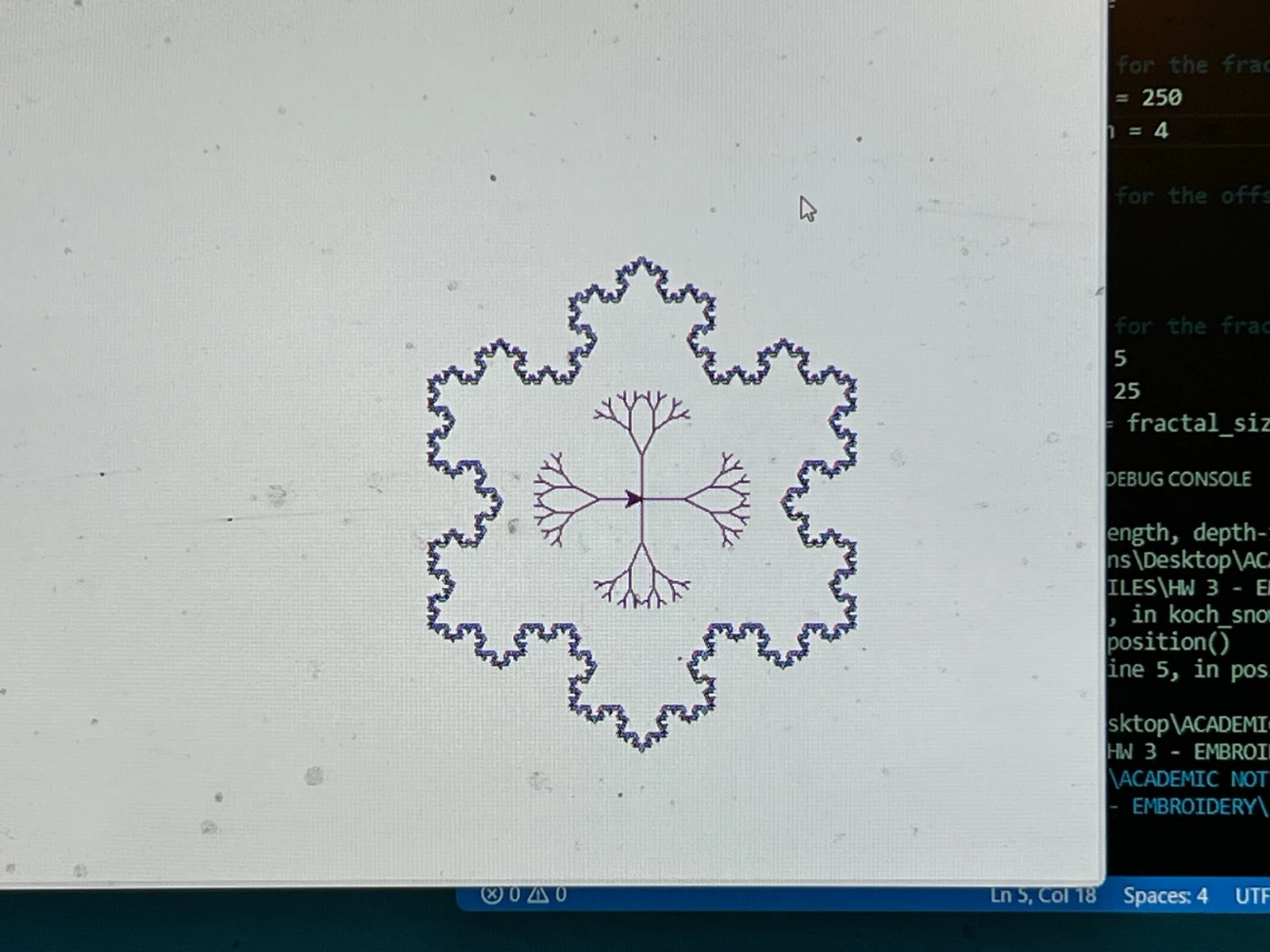 Programmable Fractal Embroidery Project — project image 17