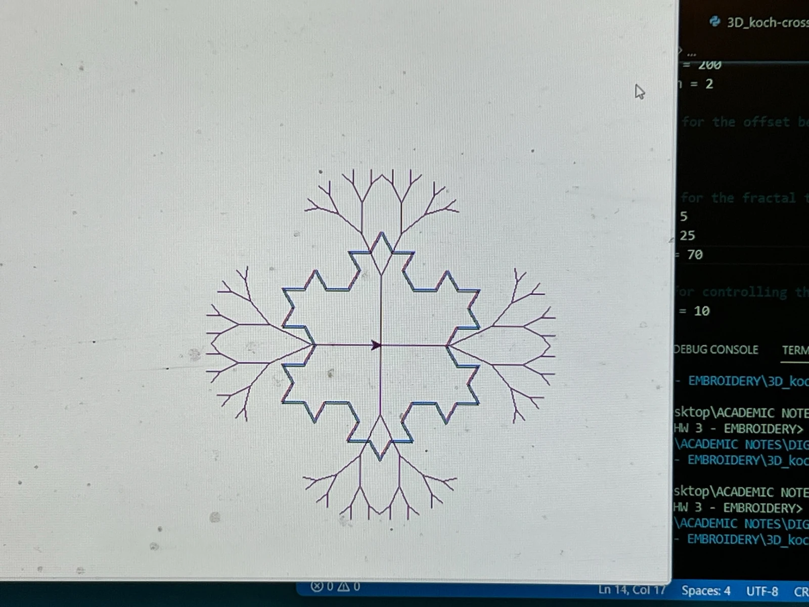Programmable Fractal Embroidery Project — project image 16