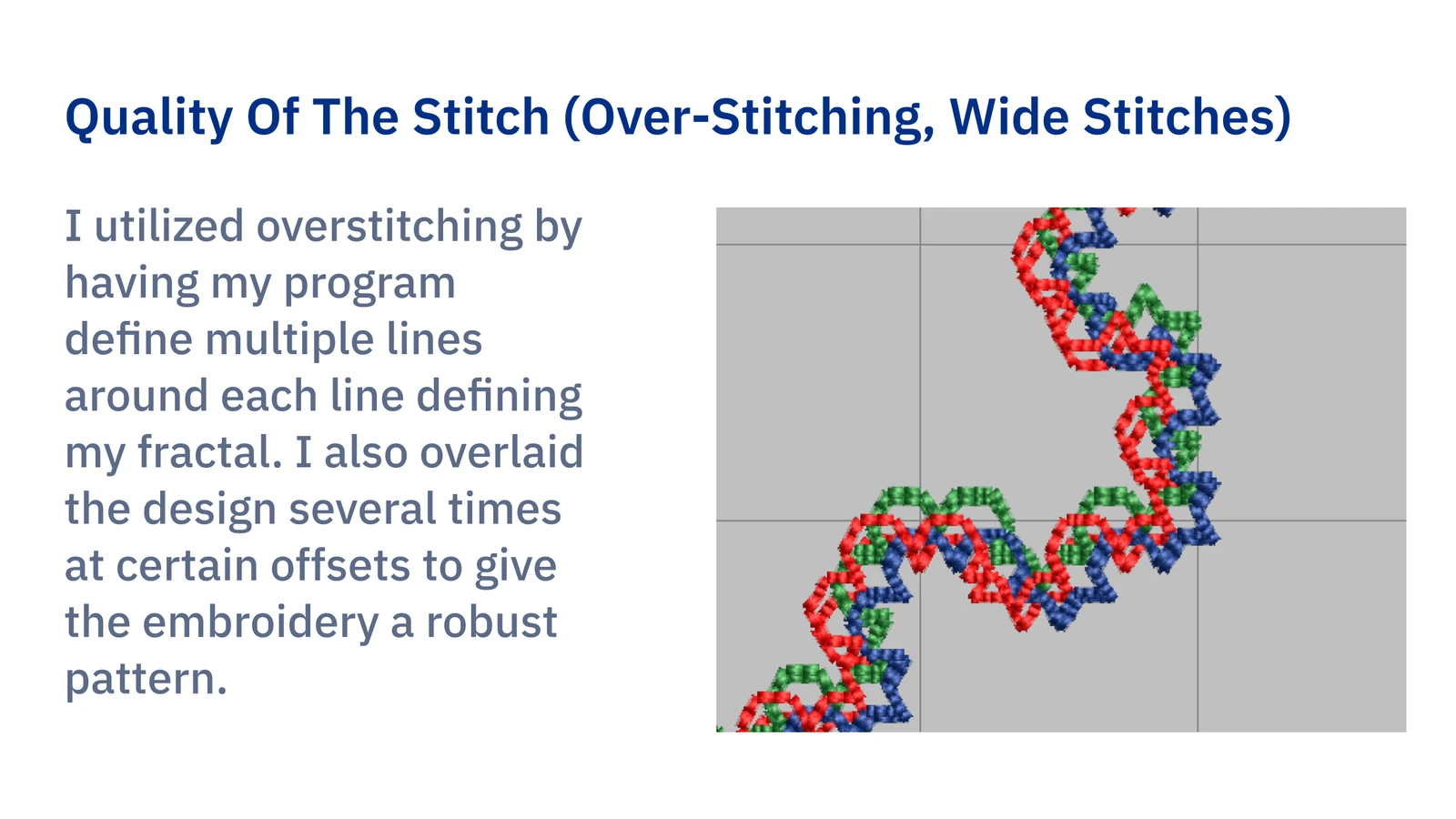 Programmable Fractal Embroidery Project — project image 2