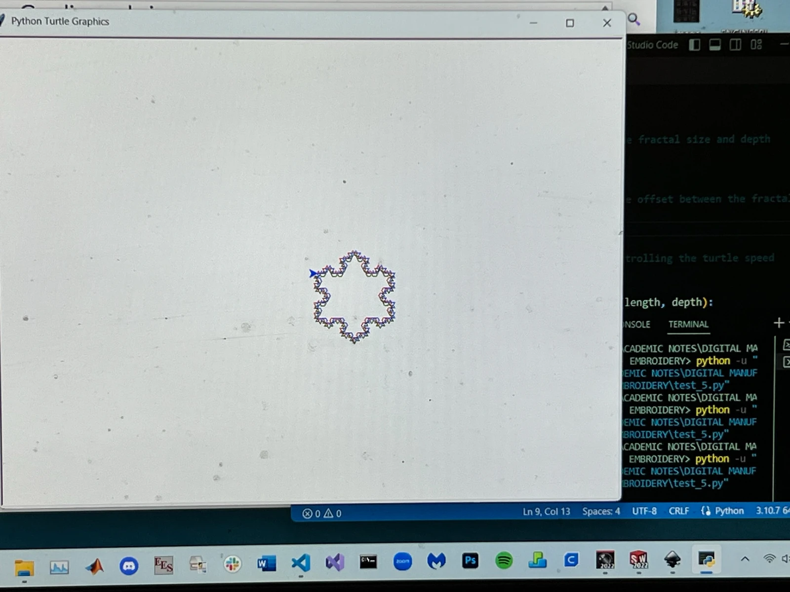Programmable Fractal Embroidery Project — project image 14